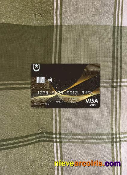 Bulgaria United bank visa card photolook